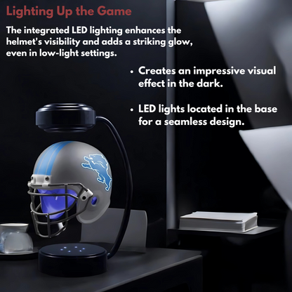 Floating Football Helmets