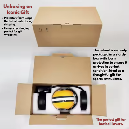 Floating Football Helmets